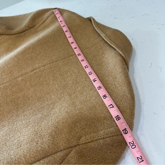 Vintage The Men’s Shop JCPenney Camel Wool Overcoat – Size 44 – Classic Menswear - Picture 12 of 15